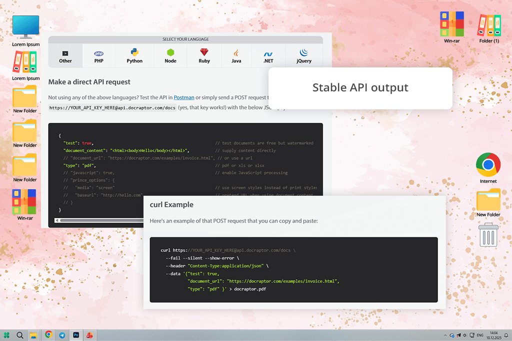 docraptor html to pdf converter