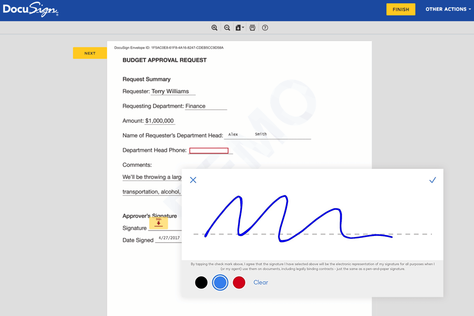 docusign واجهة بديلة لسحابة مستندات wondershare