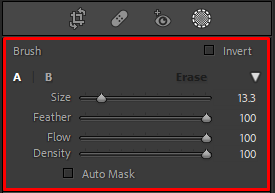 dodge and burn in lightroom adjust