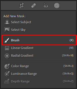 dodge and burn in lightroom brush
