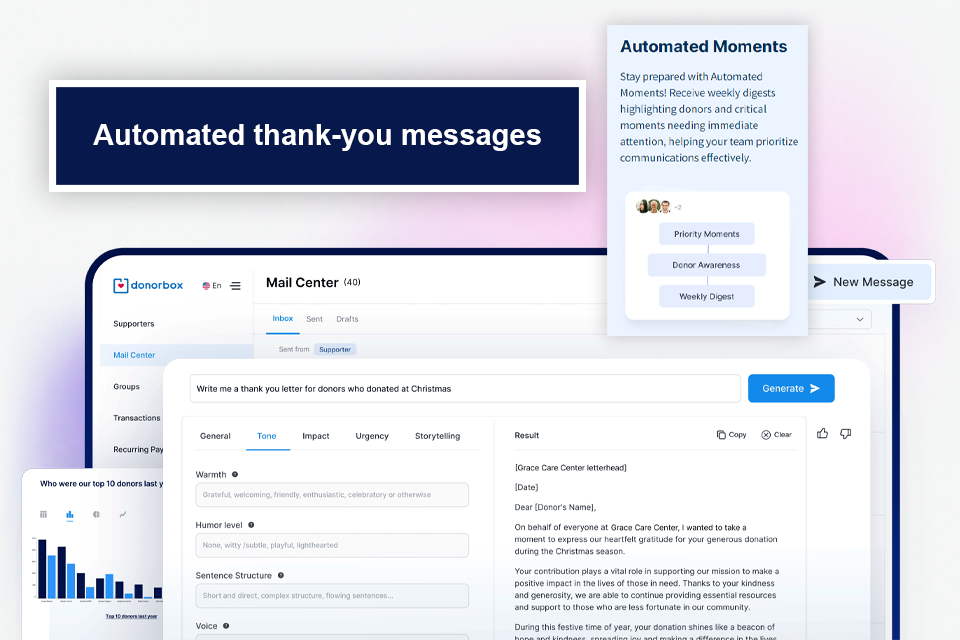 donorbox orgbest customer management software