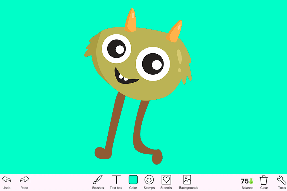 doodle buddy draw interface