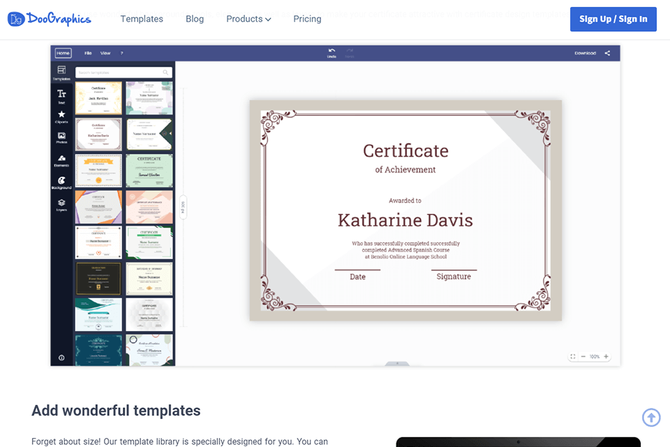 doographics business templates