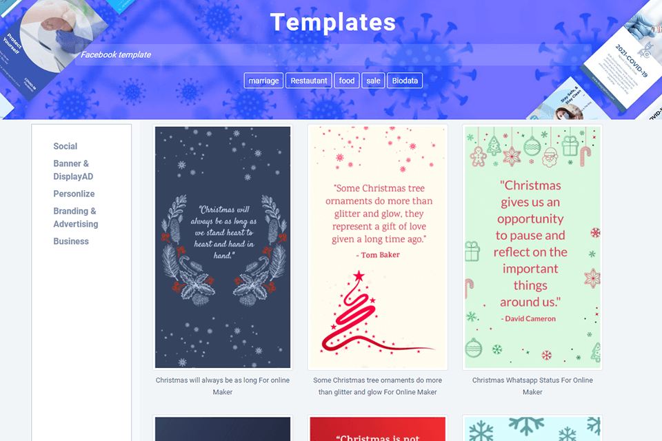 doographics festival templates