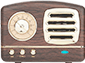 dosmix wireless stereo retro speaker vintage speakers