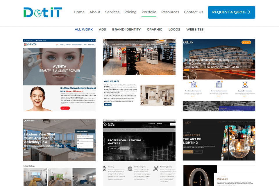 dot it open portfolio