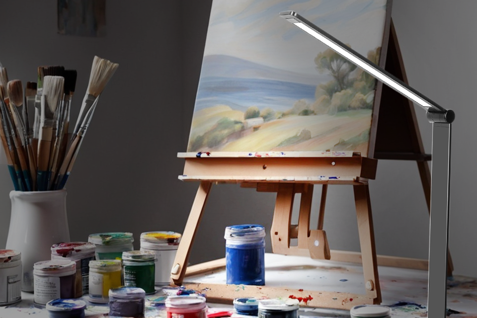 dott arts led daylight lamp for artists