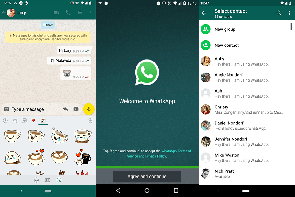 Download Whatsapp For Android Interface 