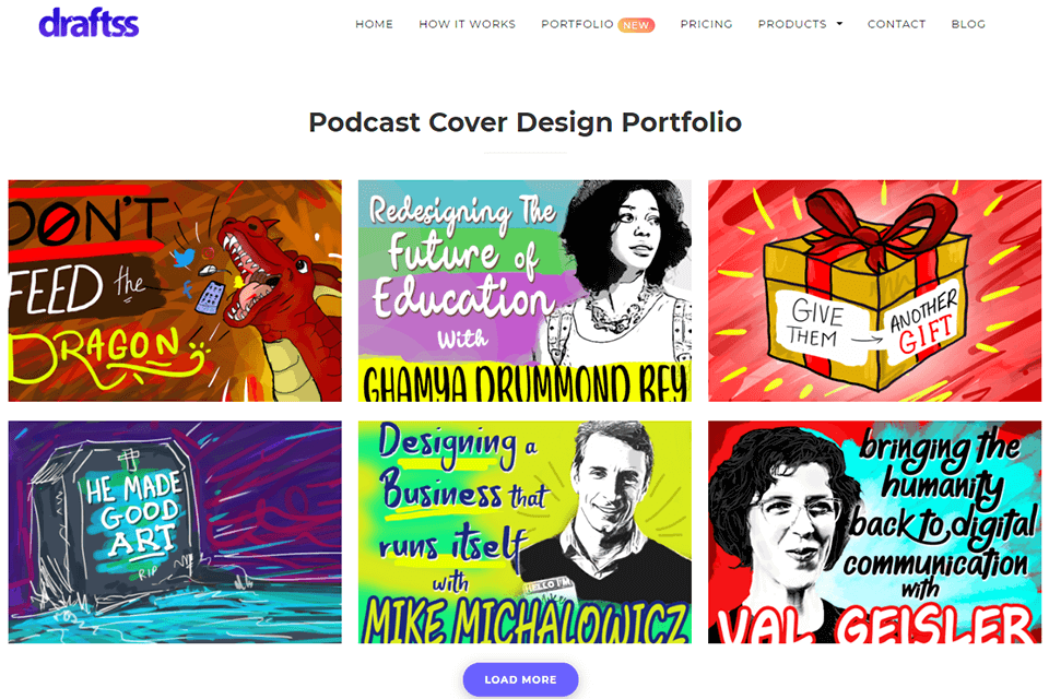 draftss podcast cover design