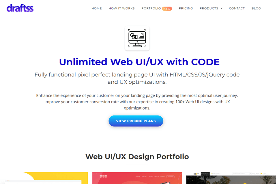 draftss website development