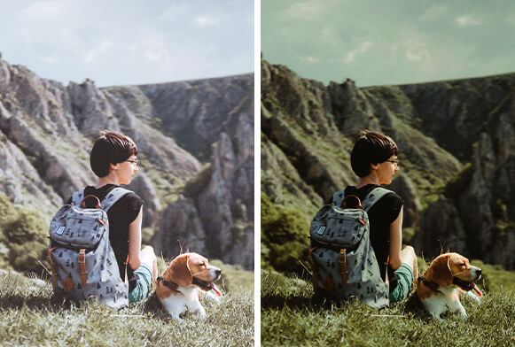 dramatic actions photoshop