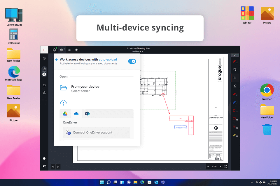 drawboardpdf pdf reader for windows 11 interface