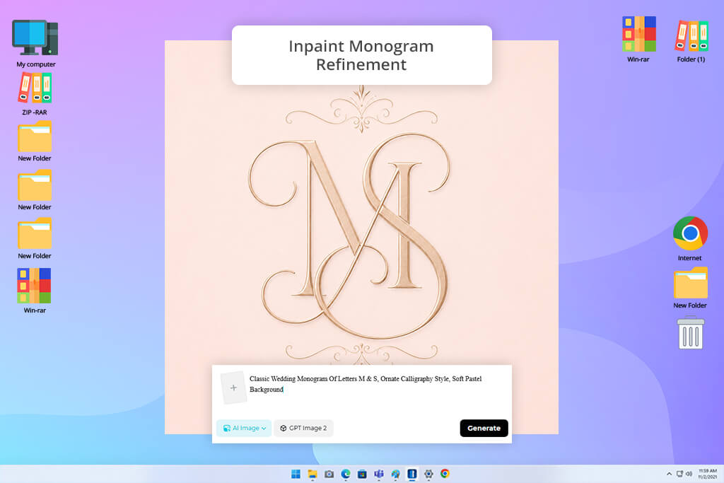 dreamina free monogram maker