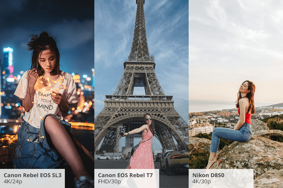 dslr camera with video test