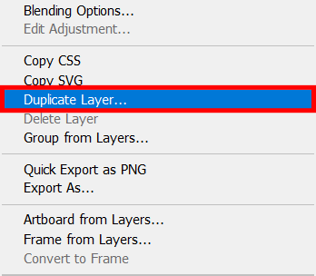 duplicate layer to match a color in photoshop