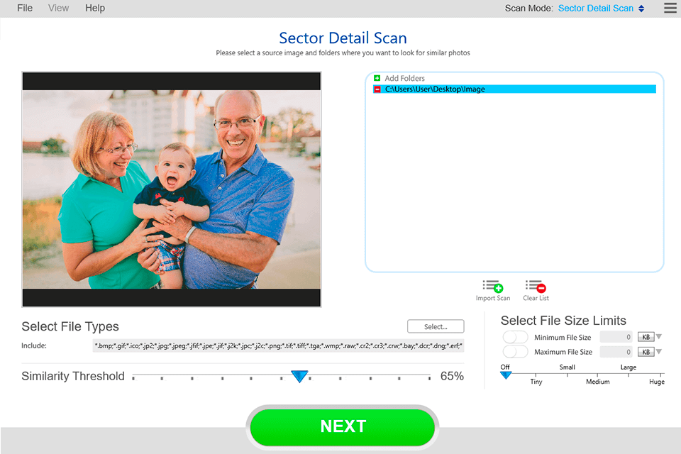 duplicate photo cleaner exclude folders from scanning
