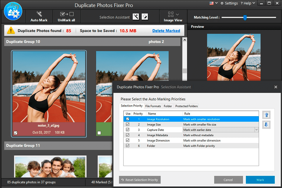 duplicate photos fixer pro paid software for windows 10 interface