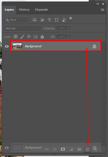 duplicate the main layer to turn day into night in photoshop