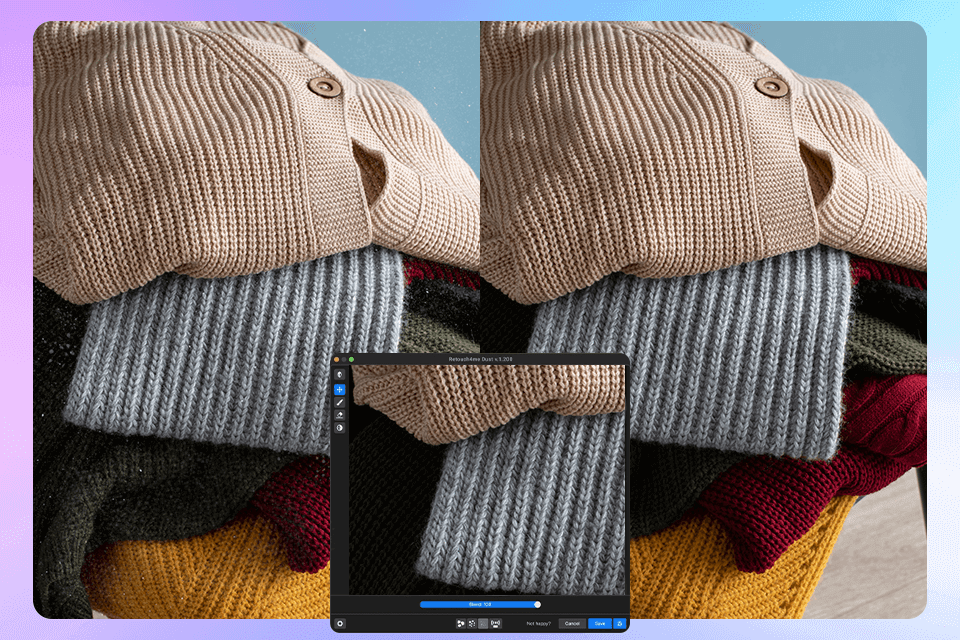 dust retouch4me photoshop panel sample