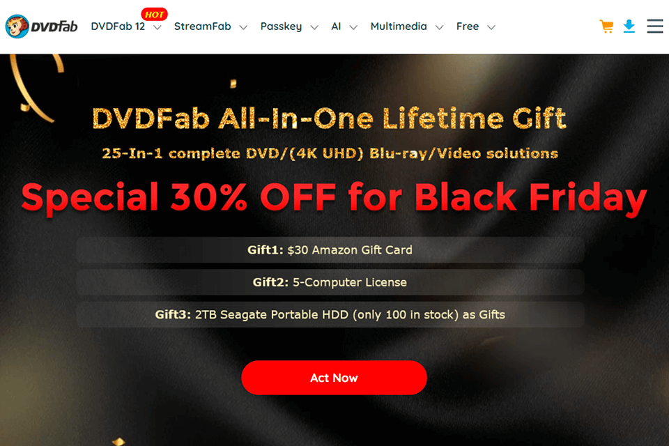 dvdfab الجمعة السوداء بيع
