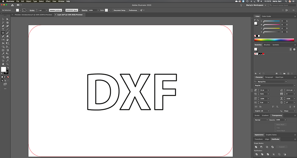 dxf file format open