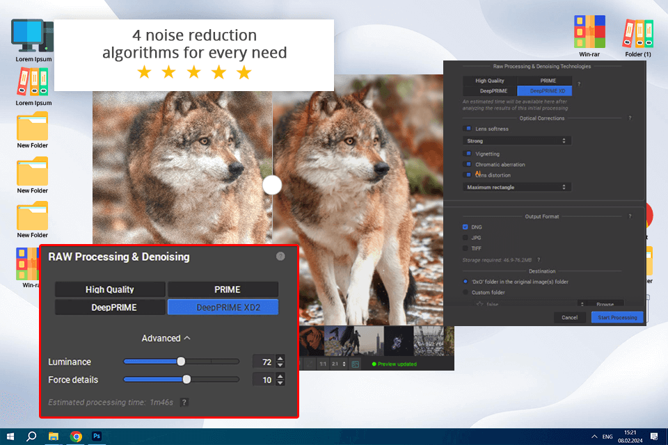 dxo pure raw noise reduction software