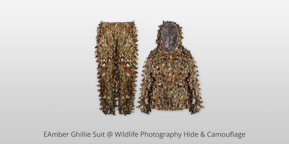 eamber ghillie suit wildlife photography hide