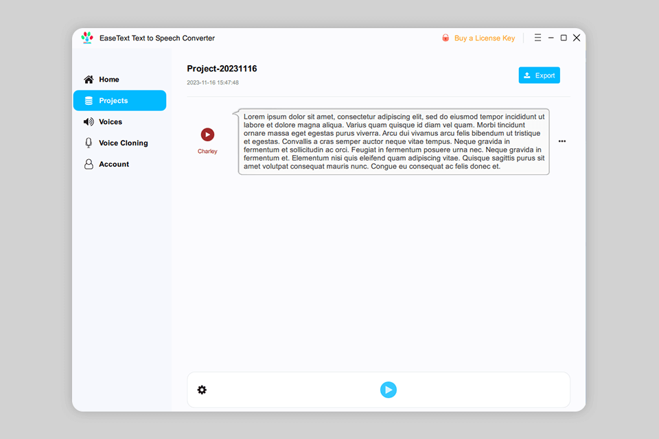 easetext audio to text