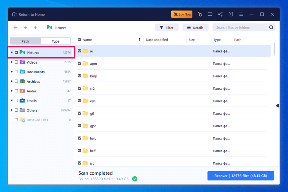 easeus data recovery image encryption