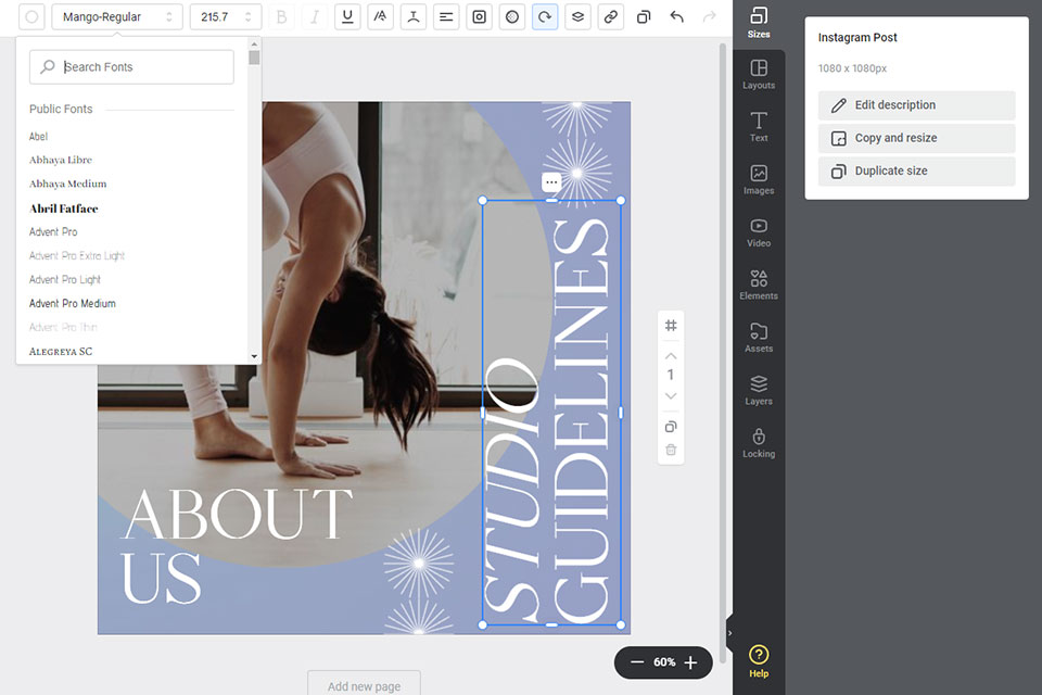 easil desygner alternative interface