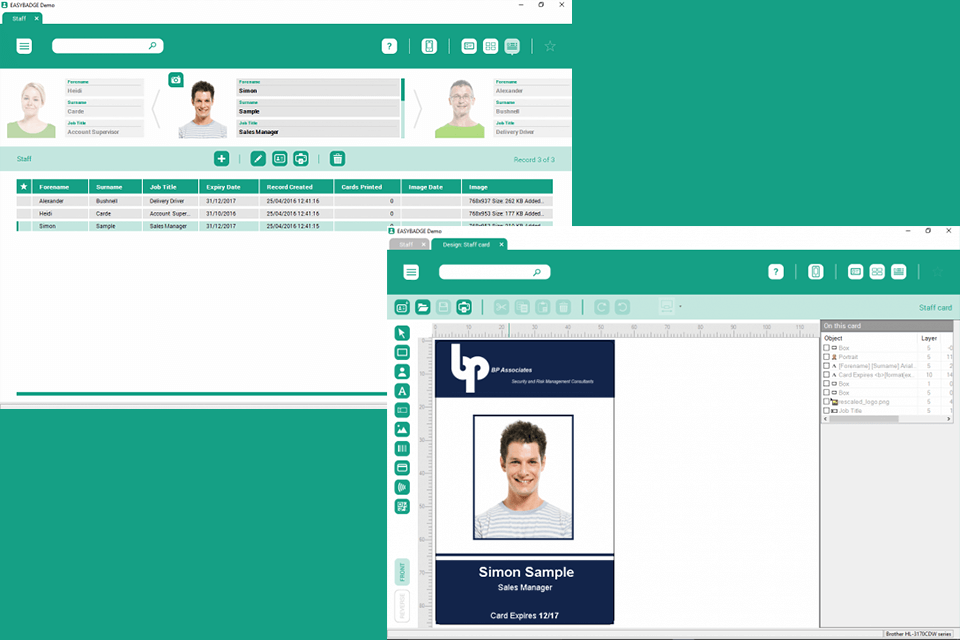 id card printing software open source