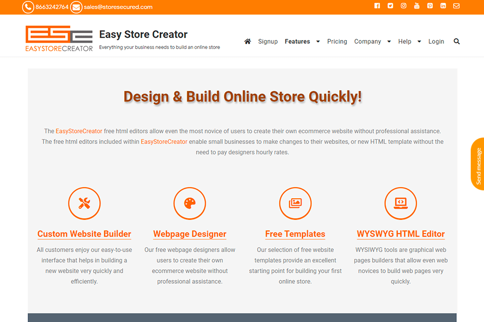 easystorecreator design build