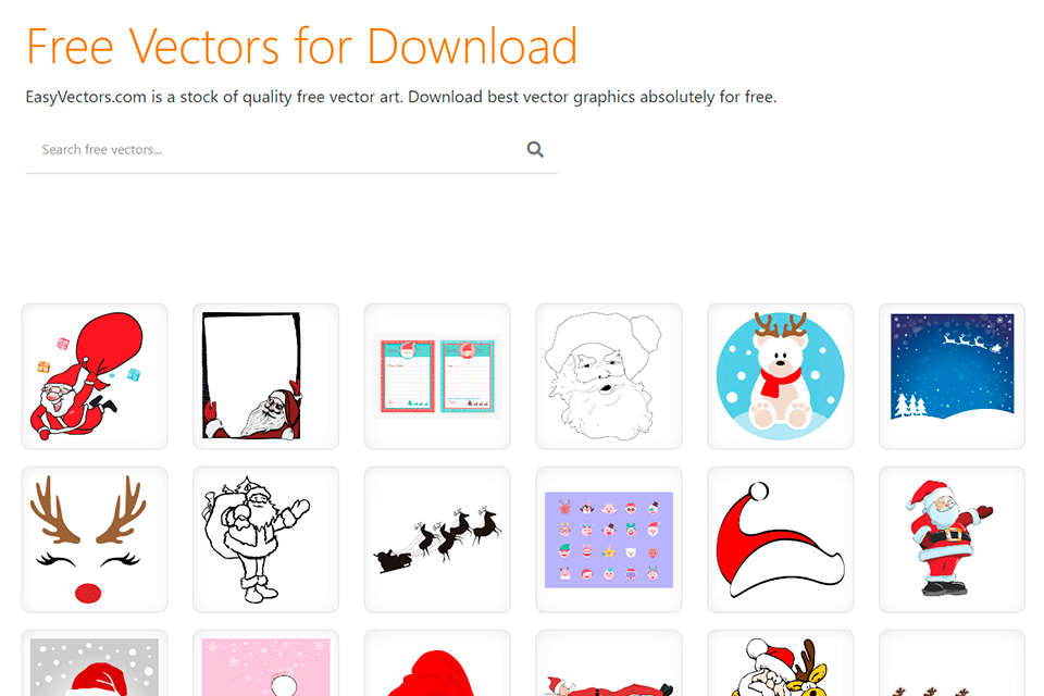 easyvectors interface