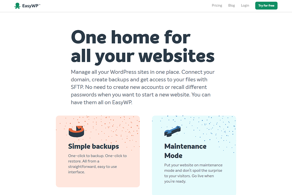 easywp top wordpress hosting service