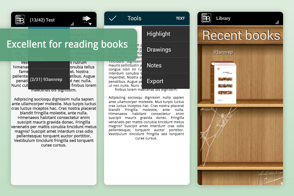 ebookdroid pdf reader for android interface