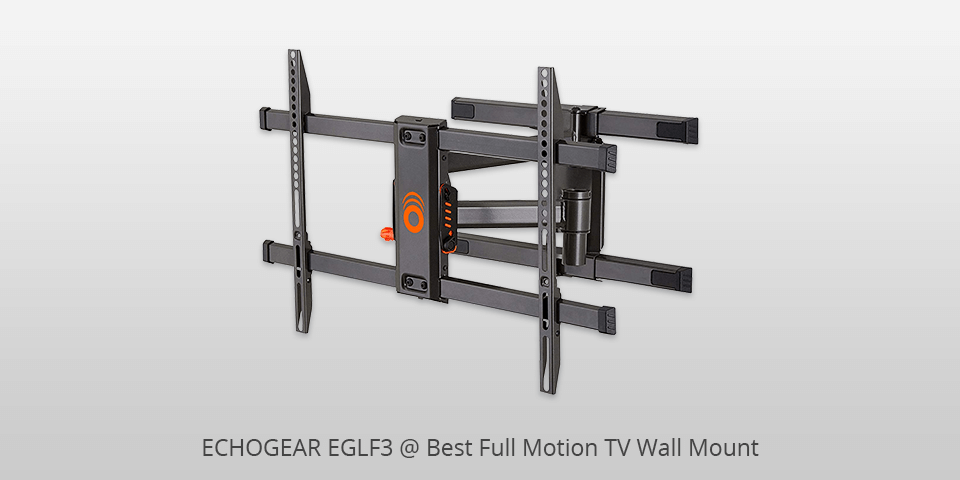 echogear eglf3 full motion tv wall mount