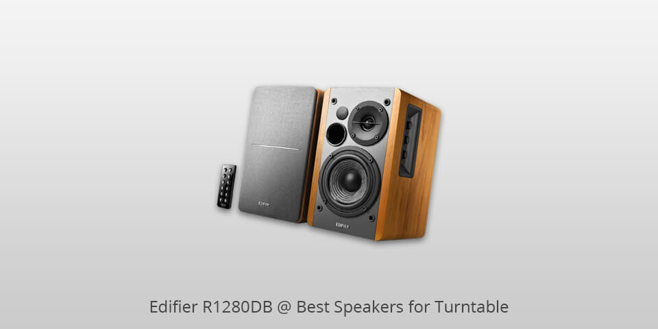 edifier r1280db speakers for turntable