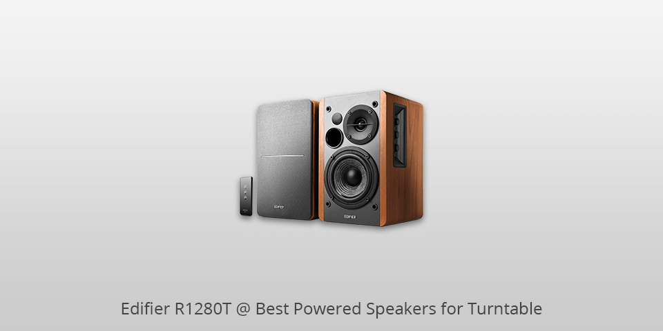 edifier r1280t powered speakers for turntable