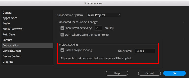 edit a 4k video on windows project locking
