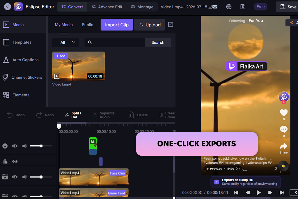 eklipse interface
