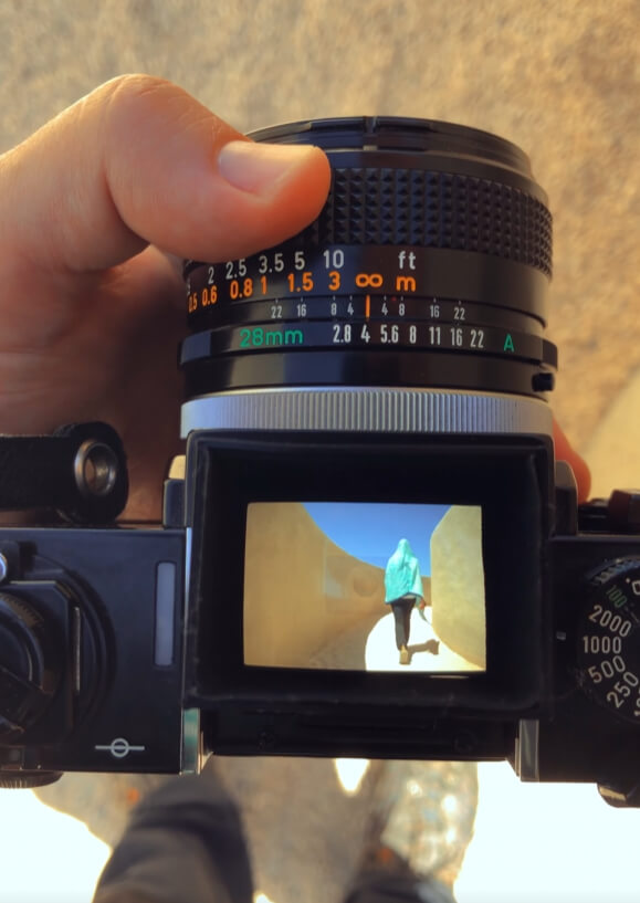 electronic camera viewfinder