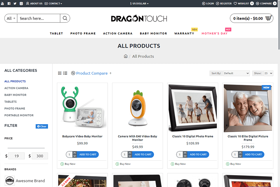 electronic dragon touch review