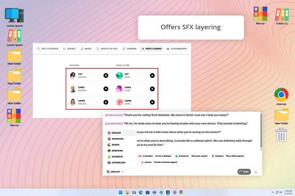 elevenlabs ai sound effect generator