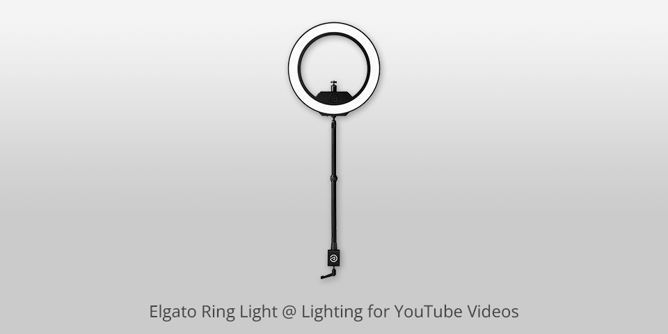 elgato ring light lighting for youtube