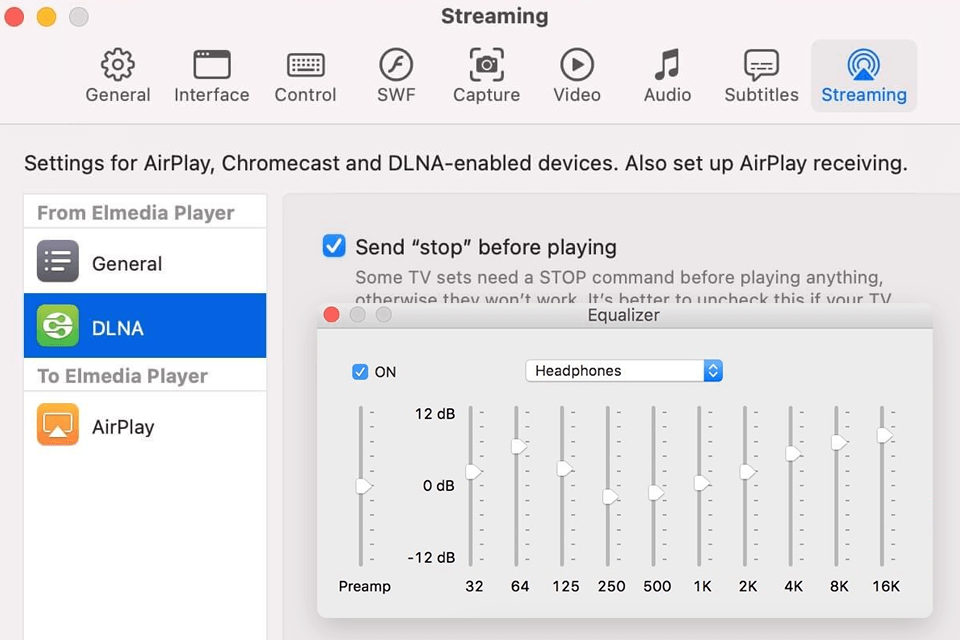 elmedia player audio tools