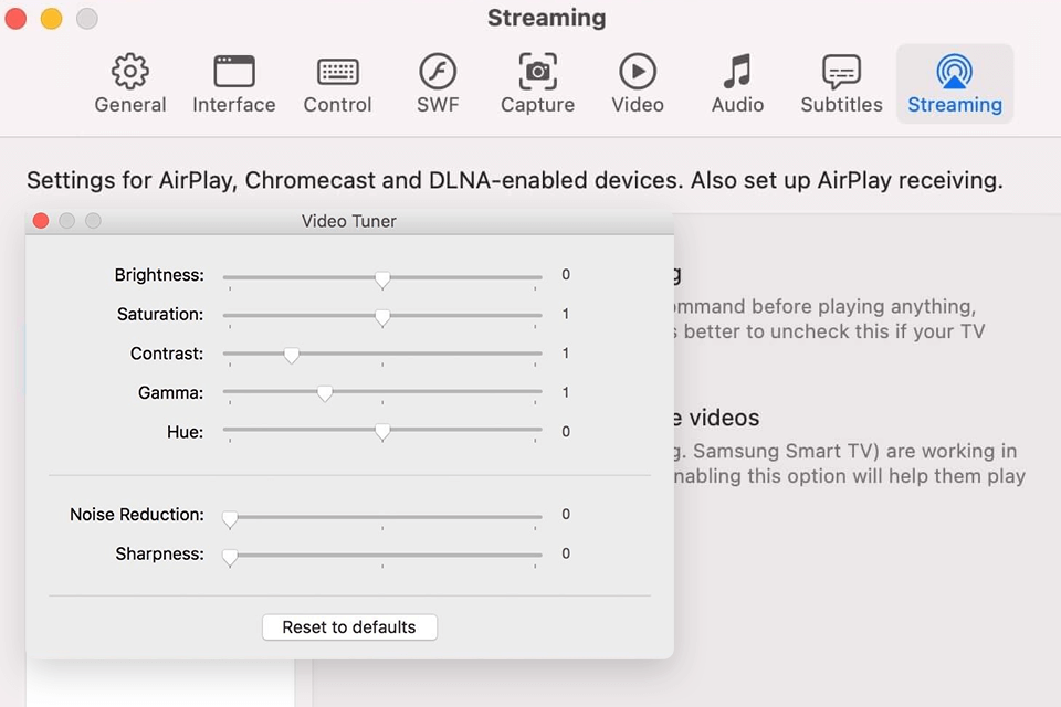elmedia player video tuner