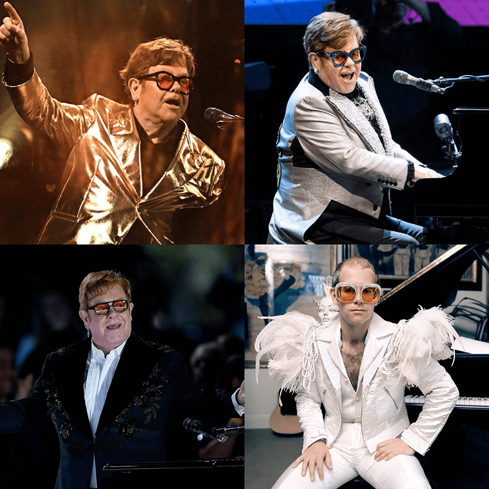 elton john most photographed celebrity