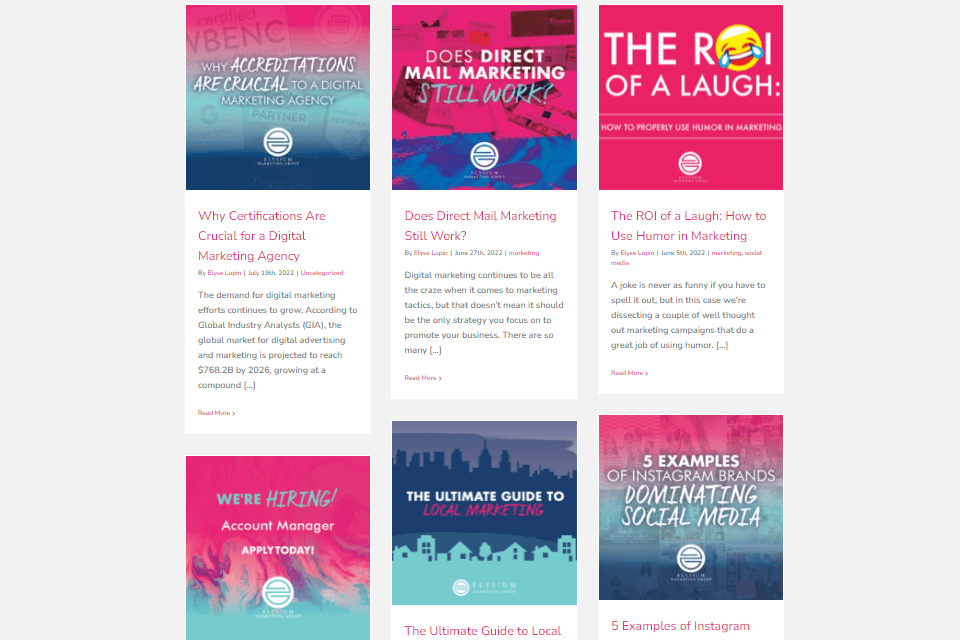 elysium marketing group blog
