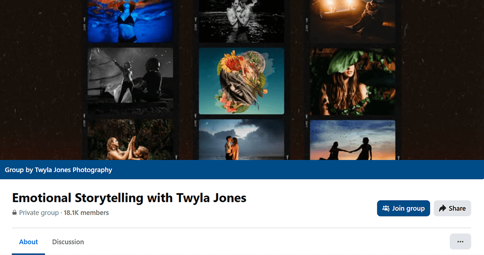 emotional storytelling with twyla jones facebook photography group