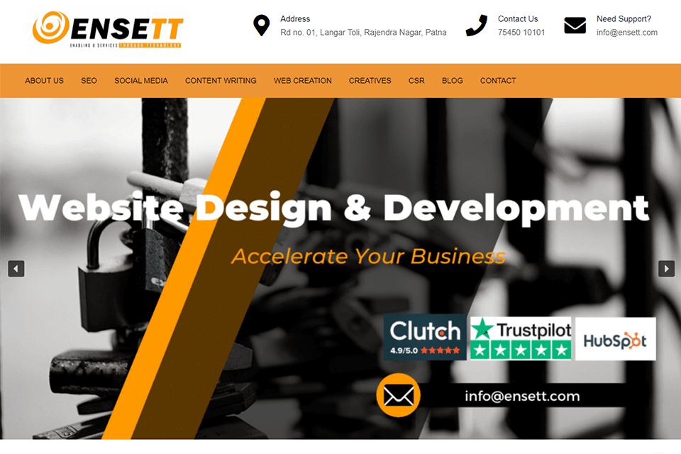 ensett website